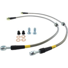 Stoptech 950.33026 Front Stainless Steel Braided Brake Line Kit - 2 Wheel Set