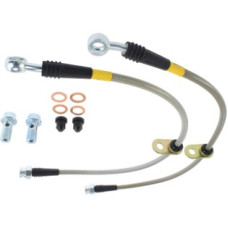 Stoptech 950.40007 Front Stainless Steel Braided Brake Line Kit - 2 Wheel Set