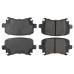 Centric 104.11081 Posi-Quiet Semi Metallic Disc Brake Pads Rear