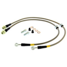 Stoptech 950.33027 Front Stainless Steel Braided Brake Line Kit - 2 Wheel Set