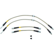 Stoptech 950.34521 Rear Stainless Steel Braided Brake Line Kit - 2 Wheel Set