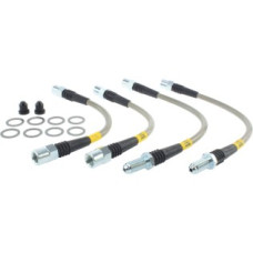 Stoptech 950.34527 Rear Stainless Steel Braided Brake Line Kit - 2 Wheel Set